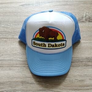 NISSIN Vintage South Dakota Buffalo Trucker Hat